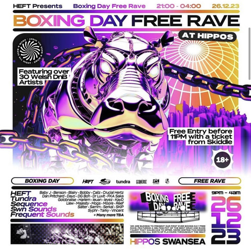 HEFT Boxing Day Free Rave comp entry - NEZZO