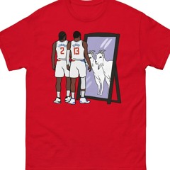 Kawhi Leonard and Paul George Mirror GOATs T-Shirt