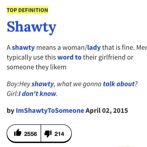 Shawty Meaning