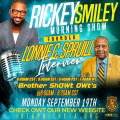 Honorable Founder Lonnie C. Spruill on The Rickey Smiley Show