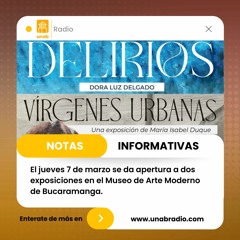 “Vírgenes Urbanas” y “Delirios” llegan al  Museo de Arte Moderno de Bucaramanga