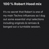 Robert Hood Selections Mix DJ mix artwork - Electronic music tracklist cover image