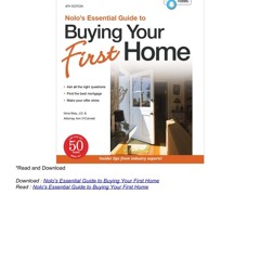 Nolo's Essential Guide to Buying Your First Home