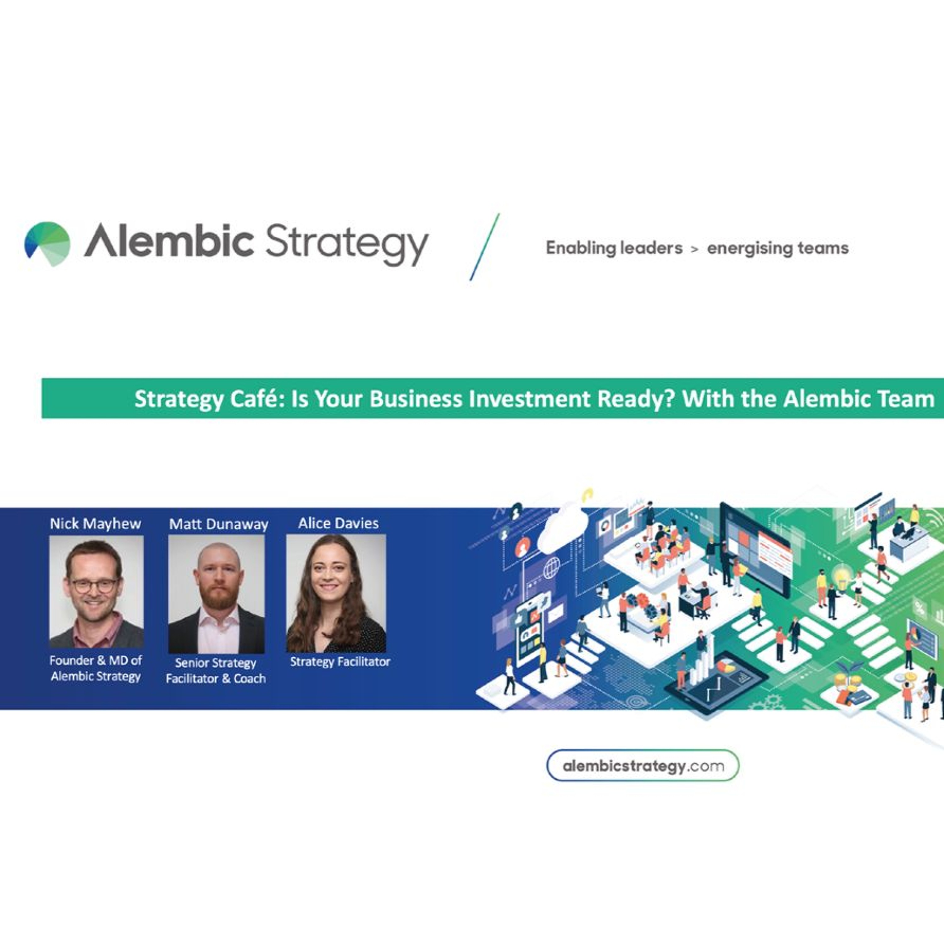 Strategy Café with the Alembic Team: Is Your Business Investment Ready?