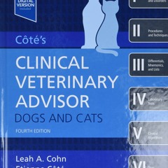 E-book download Cote's Clinical Veterinary Advisor: Dogs and Cats