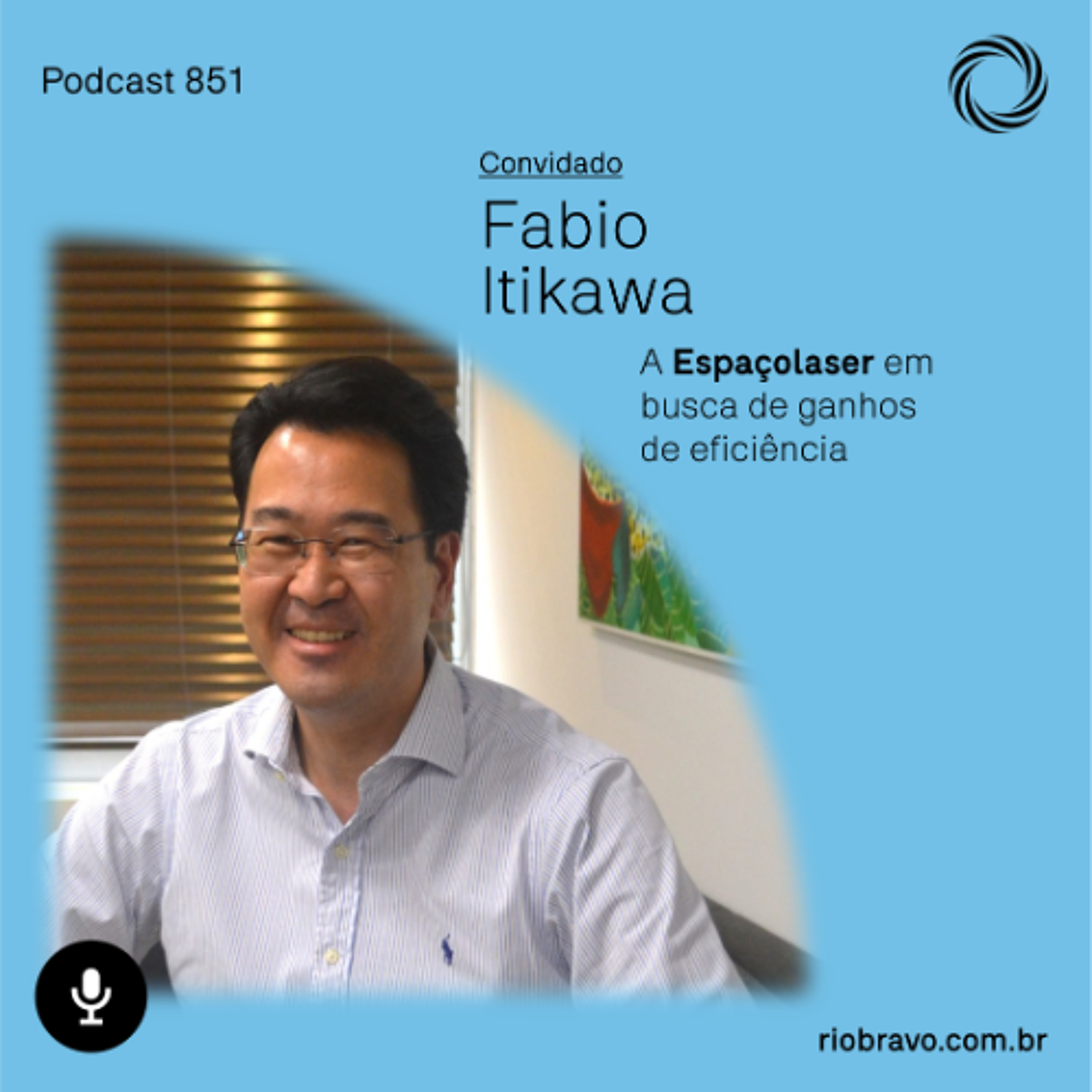 Podcast 851 | Fabio Itikawa: A Espaçolaser em busca de ganhos de eficiência episode artwork