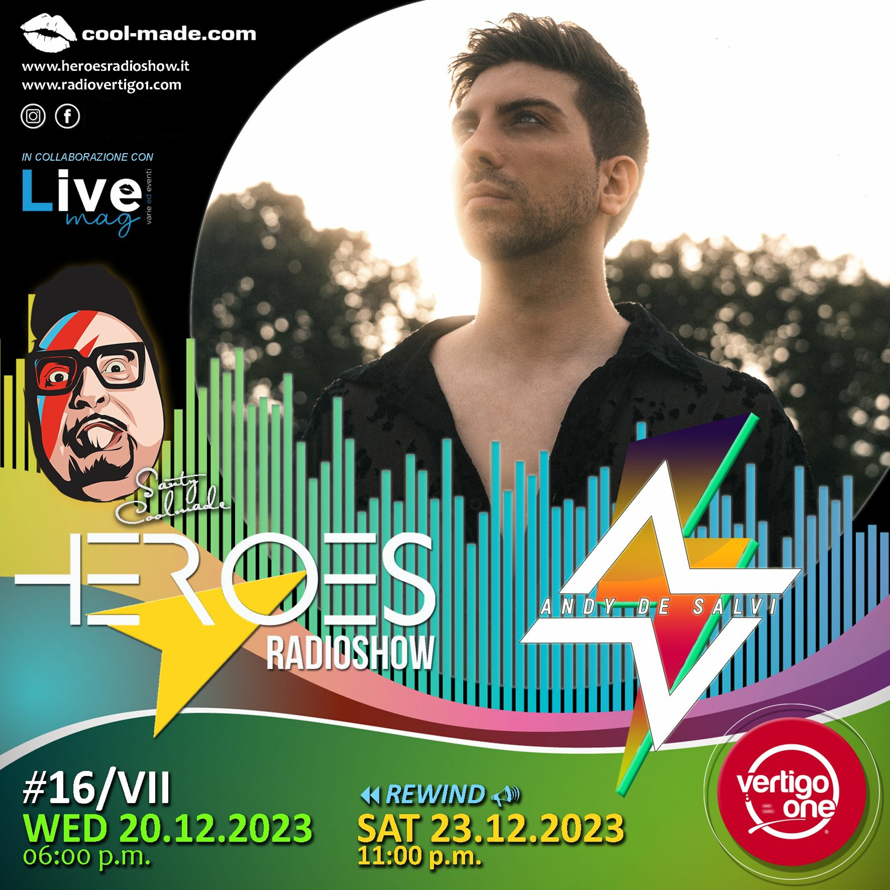 16/2023-24> HEROES RadioShow - Special Guest ANDY DE SALVI episode artwork