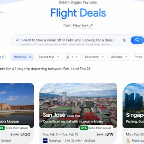 Techstination interview: Looking to save on holiday travel?  AI tools from Google can help.