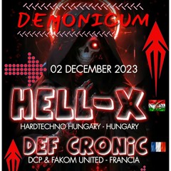 DCP & FAKOM UNITED & HTH Records - DEMONICUM - Hell-X VS Def Cronic