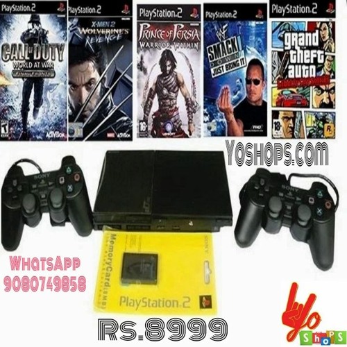 Stream episode Sony PlayStation PS2 Gaming Console 150 GB Hard Disk With 50  Games Preloaded at price below Rs.8999 by Yoshops.com podcast | Listen  online for free on SoundCloud