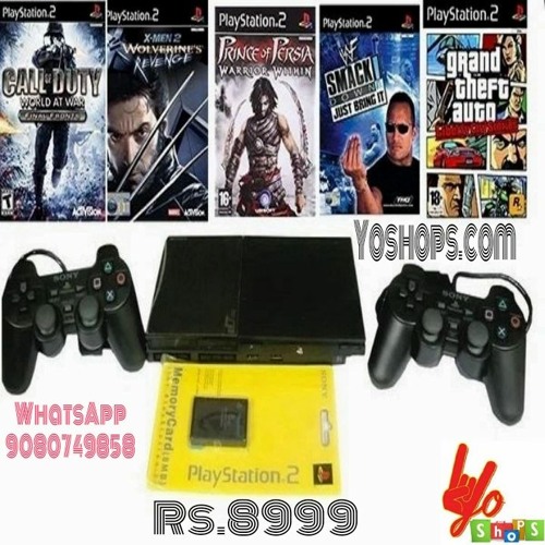 Stream episode Sony PlayStation PS2 Gaming Console 150 GB Hard Disk With 50  Games Preloaded at price below Rs.8999 by Yoshops.com podcast