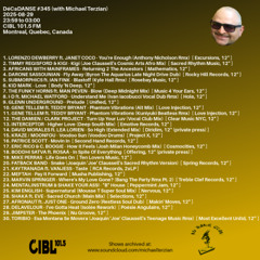 2025-08-29 DJ Michael Terzian pres. DéCaDANSE #345 on Montreal's CIBL 101.5FM