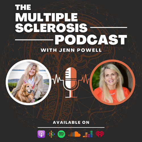 Jenn sits with Nancy Davis, founder of Race to Erase MS
