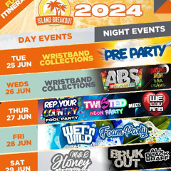 Twisted Neon Party (Island Breakout) Mixed By DJ NATZB & Hosted By Dj Coolie , DJ Caiz