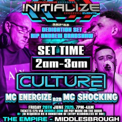 INITIALIZE - THE EMPIRE - DJ CULTURE - MC’s ENERGIZE & SHOCKING