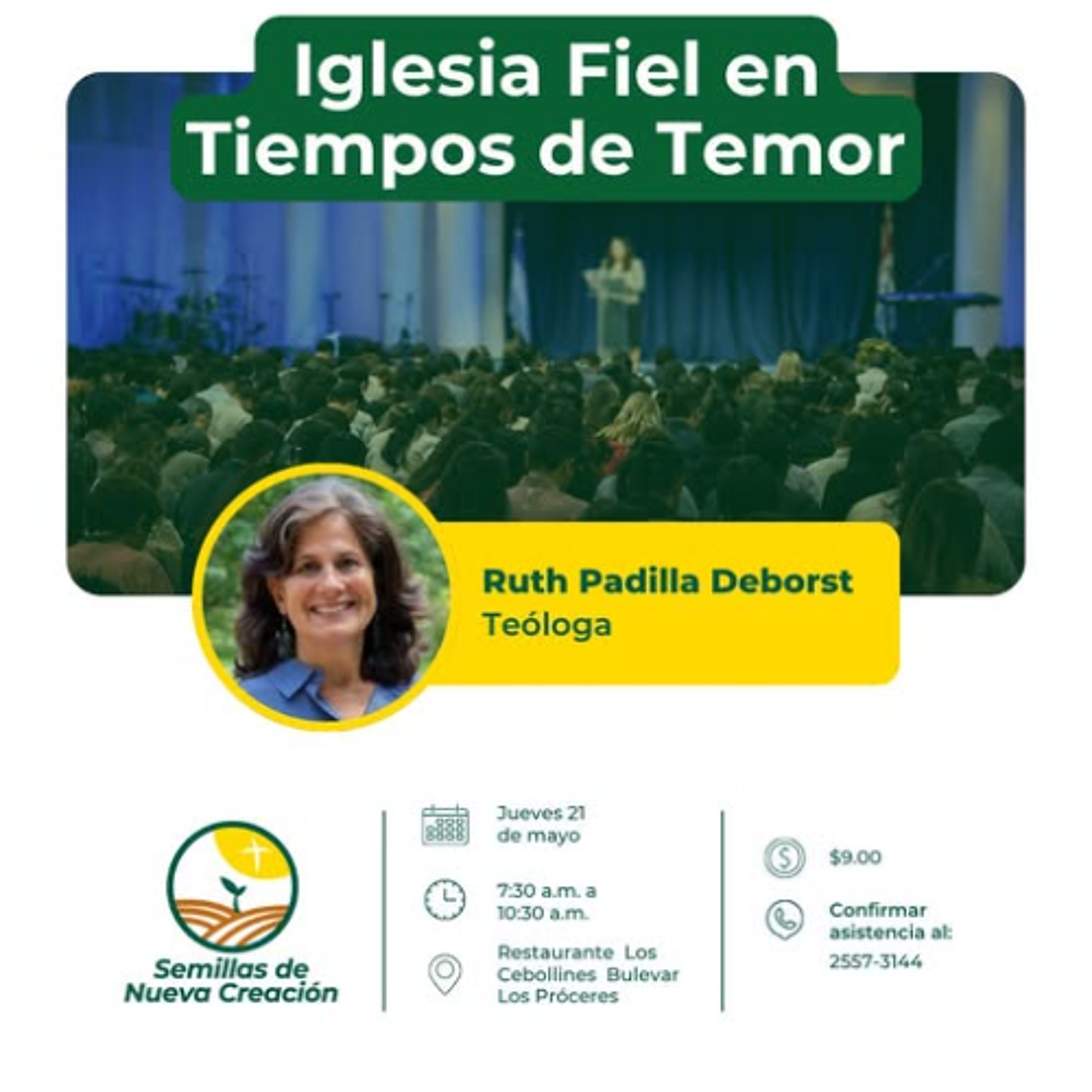 Teóloga Ruth Padilla en la Conferencia de Semillas de Nueva Creación episode artwork