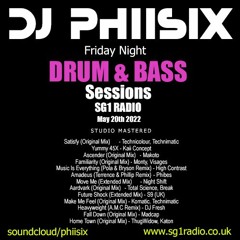 DJ PHIISIX - Drum n Bass Jungle Sessions - SG1 Radio - Studio Mastered - Download