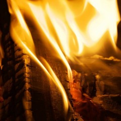 Healing meditation in front of bonfire(벽난로 앞에서 명상하기), ASMR