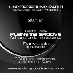 Darksnake Special Techno "Planeta Groove 2" Underground Radio Argentina 20.11.2021