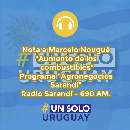 Stream episode Nota Marcelo Nougué - Programa "Agronegocios Sarandí" Radio  Sarandí - 690 AM. by Un Solo Uruguay podcast | Listen online for free on  SoundCloud