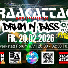 Back-E-man@BraakattacDrum'n'Bass 20.02.2026 Kulturwerktstatt Forum eV
