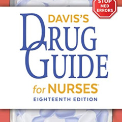 GET EBOOK 📄 Davis's Drug Guide for Nurses by  April Hazard Vallerand PhD  RN  FAAN &
