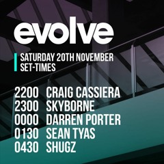 Craig Cassiera - Evolve, Network, Sheffield -  20/11/21