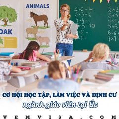 CƠ HỘI HỌC TẬP LÀM VIỆC VÀ ĐỊNH CƯ ÚC NGÀNH GIÁO VIÊN