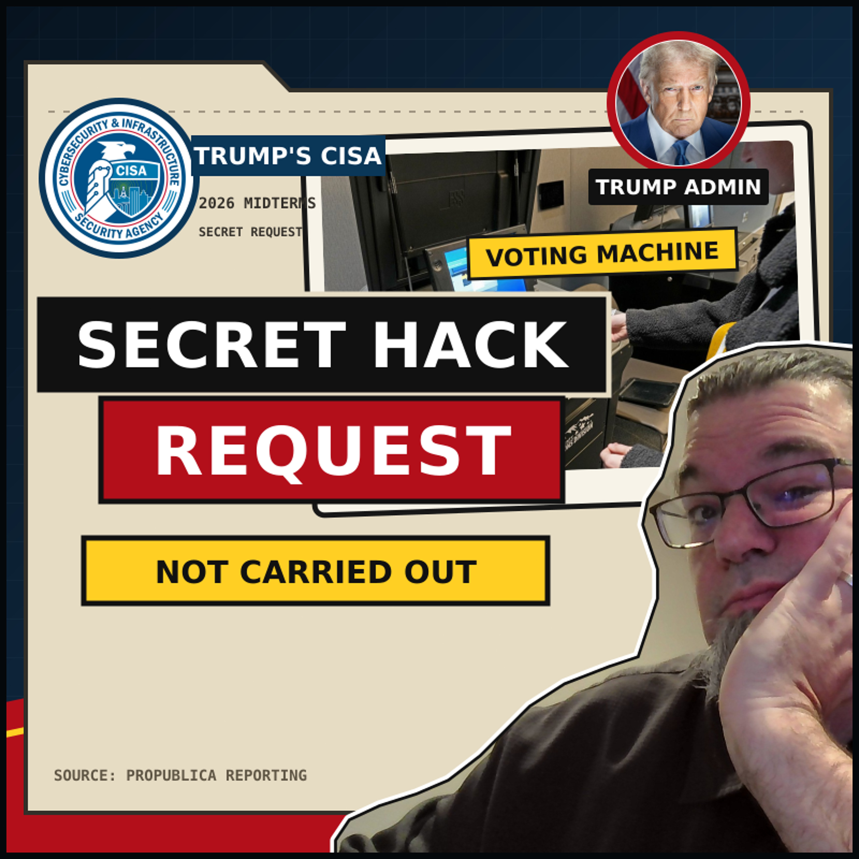 Trump’s CISA, a Secret Hack Request and the 2026 Midterms