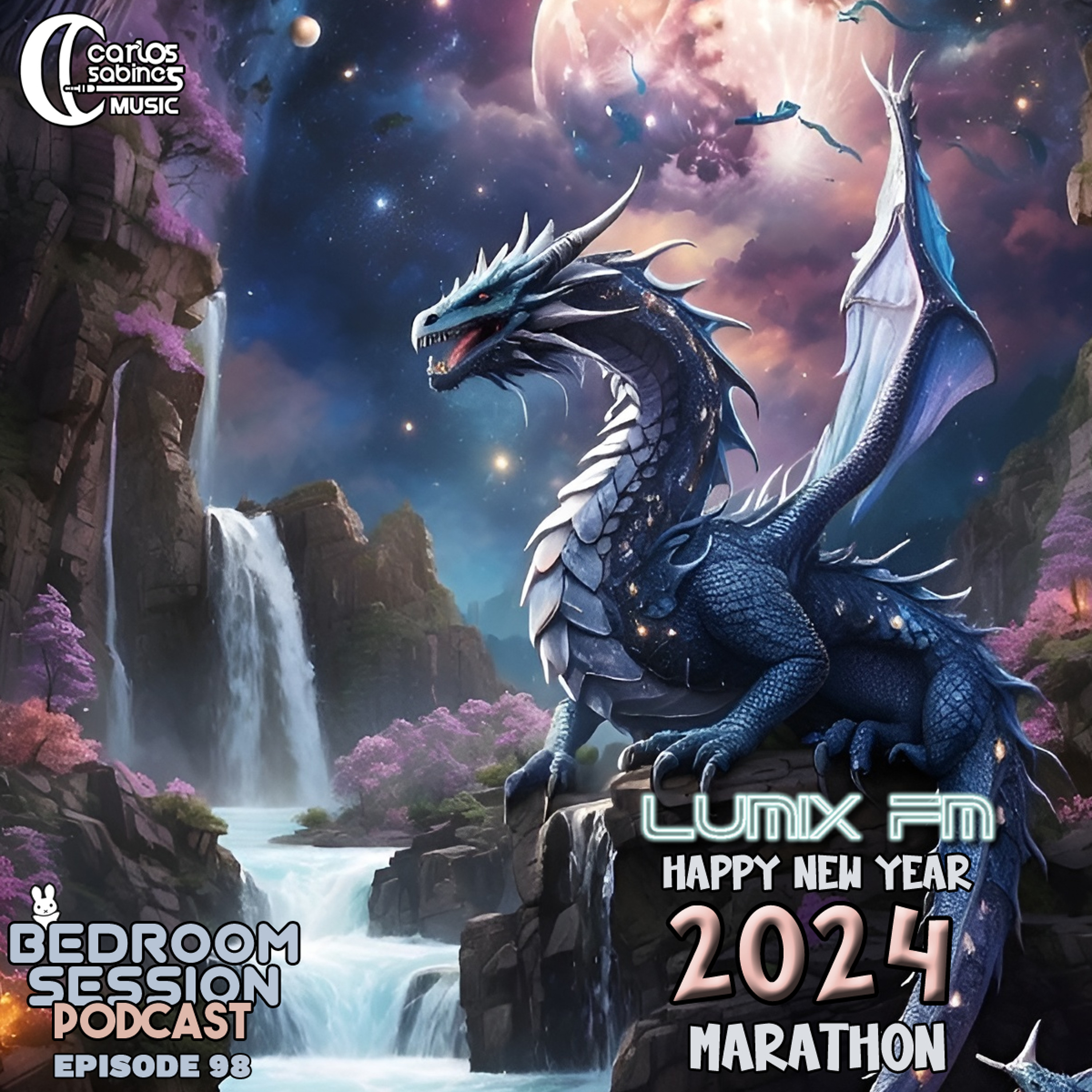 Bedroom Session Ep 98. New Year Marathon 2024 Lumix FM episode artwork