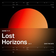 Lost Horizons v2 - Fel Torre b2b Tomi Couto - 11/11/23