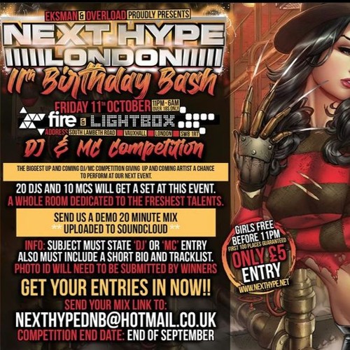 Gavla - Next Hype London 11th Birthday Bash DJ Comp Entry