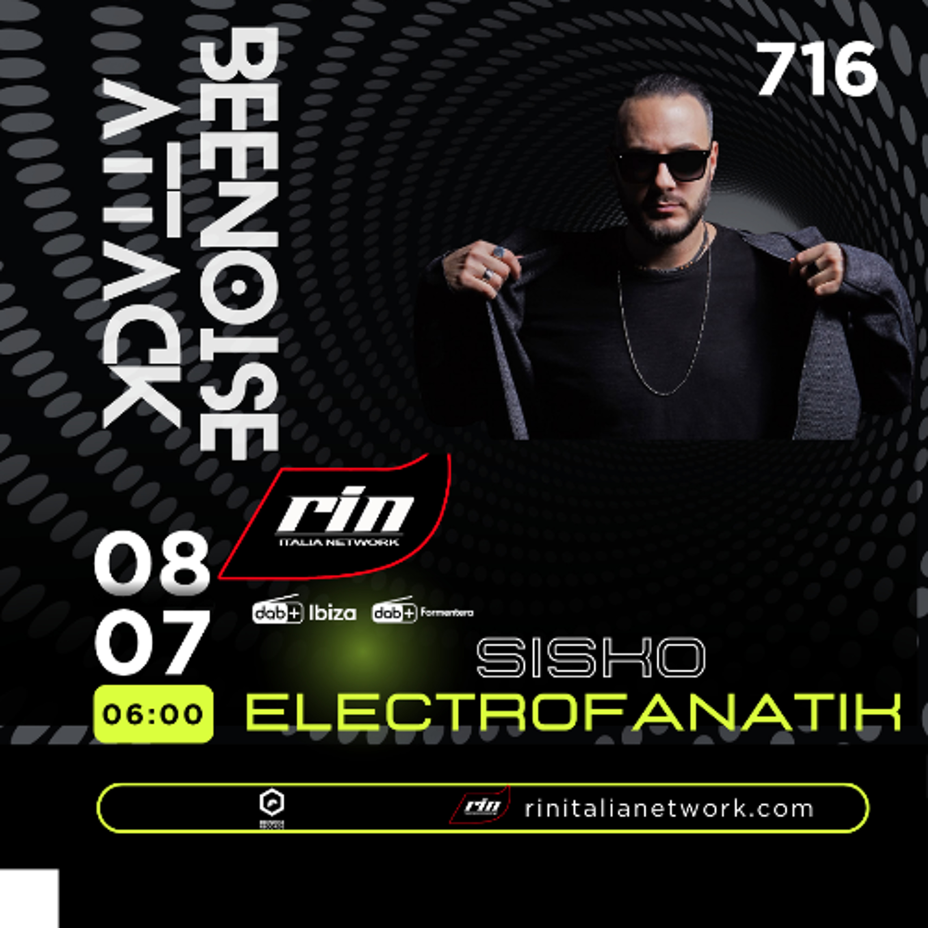 Beenoise attack # 716 with Sisko Electrofanatik episode artwork