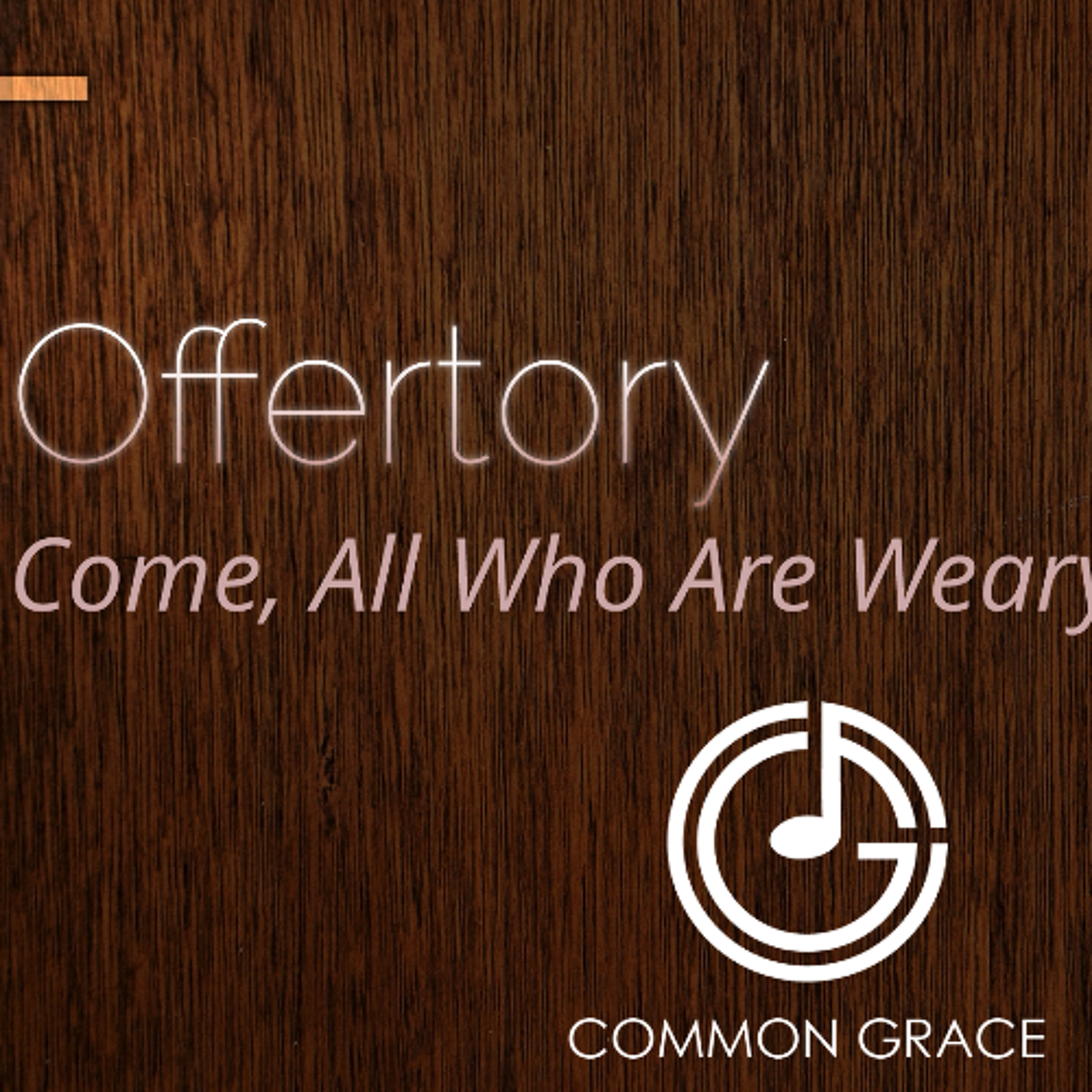 Come, All Who Are Weary episode artwork