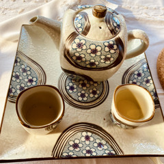drinking tea