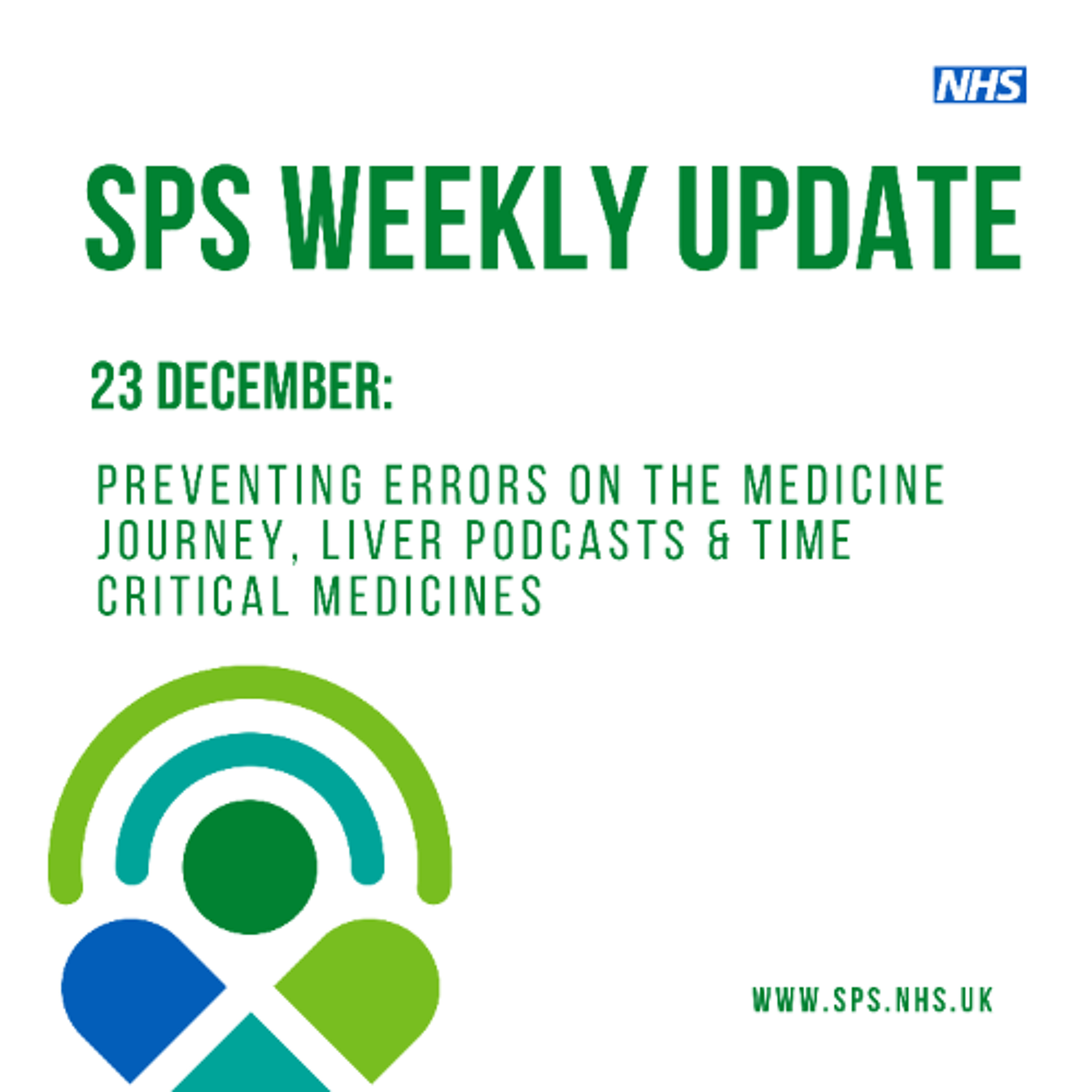 23 December:  Preventing errors on the medicine journey, liver podcasts & time critical medicines