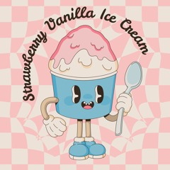 Strawberry Vanilla Ice Cream