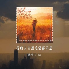 Vic - 我的人生连毛坯都不是「妈我好累 没告诉你我一直早起晚睡，我讨厌这人情世故的社会」(4k Video)【動態歌詞/pīn yīn gē cí】