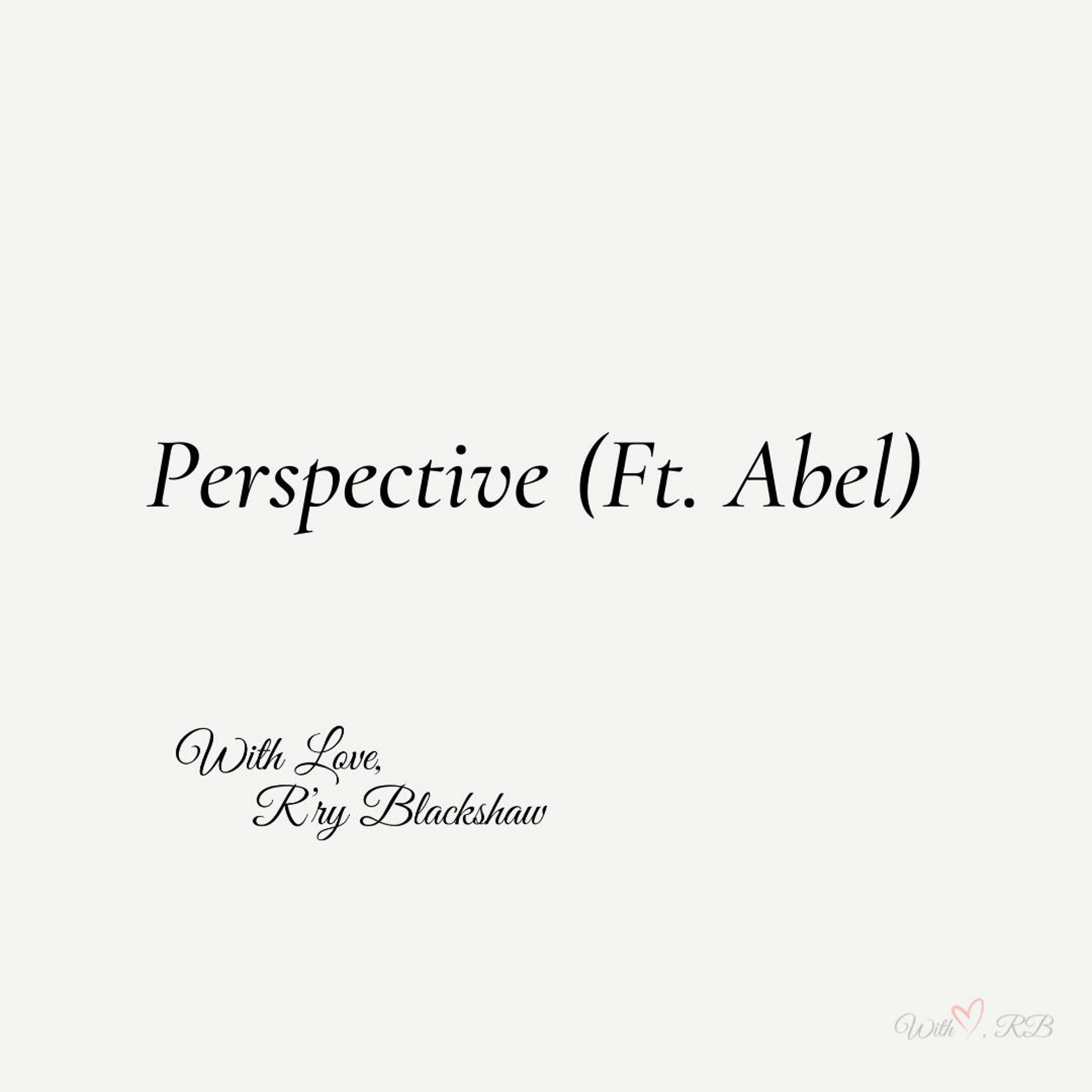 With Love, R\'ry Blackshaw