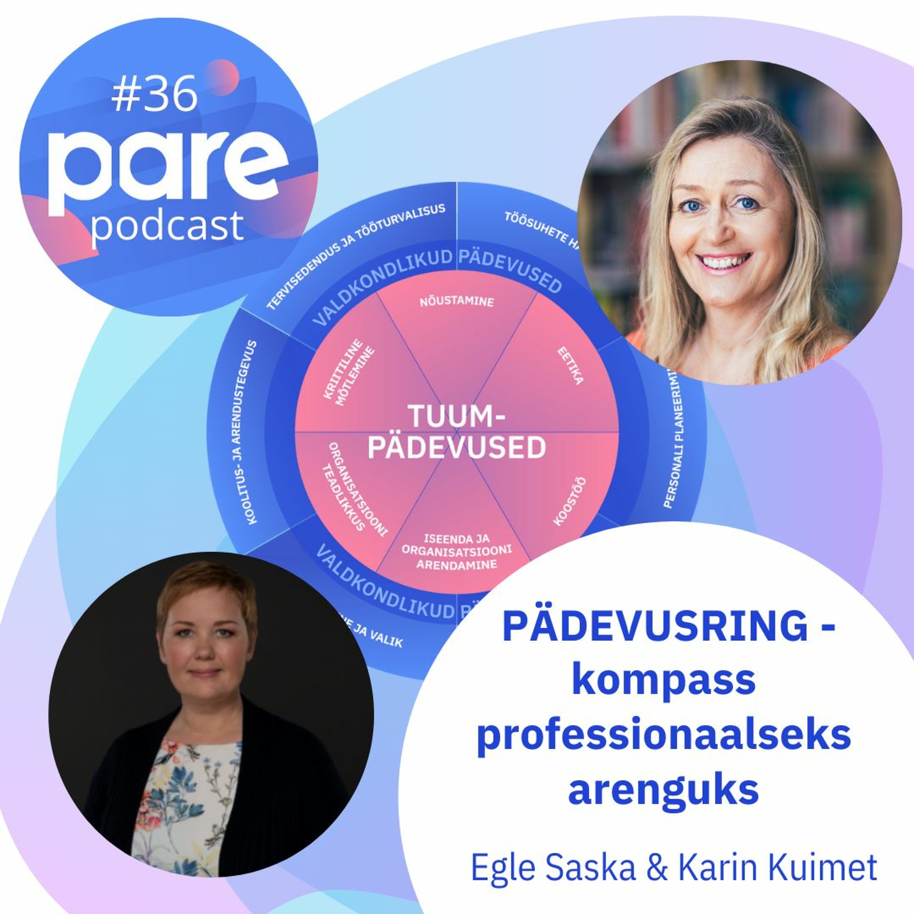 PARE podcast #36 Egle Saska & Karin Kuimet I PÄDEVUSRING - kompass professionaalseks arenguks