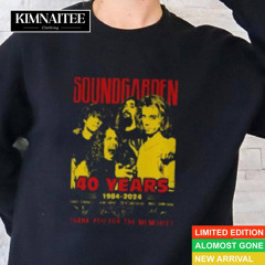 Soundgarden 40 Years 1984 2024 Thank You For The Memories Shirt