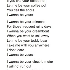 125 I Wanna Be Yours by John Cooper Clarke