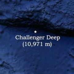 Sounds of the Mariana Trench: whale and earthquake
