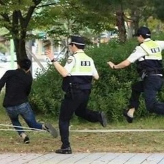 도망가