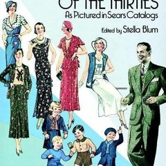 Pdf Book Everyday Fashions of the Thirties As Pictured in Sears Catalogs (Dover
