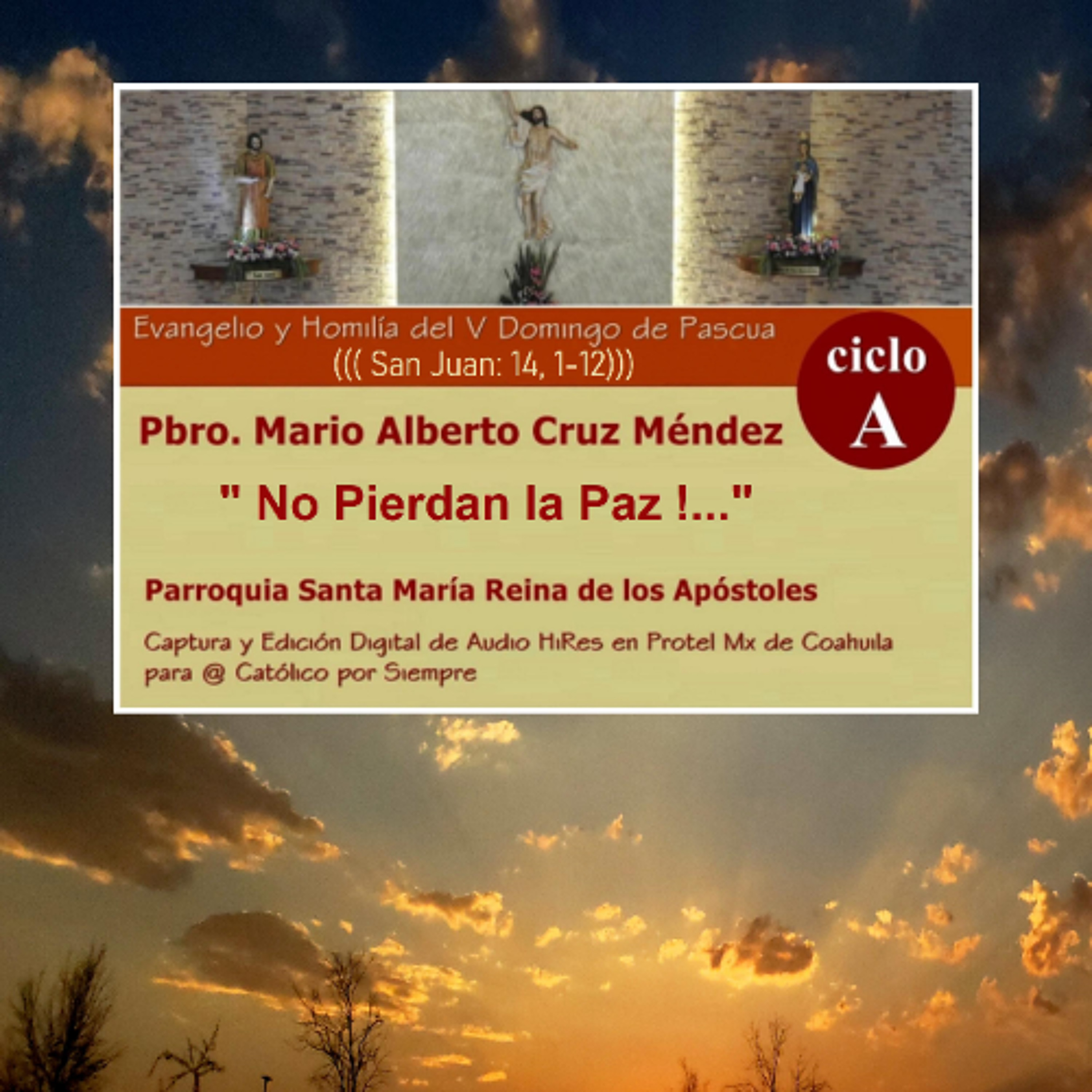 Podcast # 998 - Evangelio y Homilía del 03 de Mayo, 2026 - Pbro. Mario Cruz M.