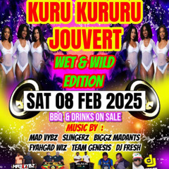KURU KURURU JOUVERT - LIVE (SLINGERZ FAMILY SOUND) DJ KESTON & TOP STRIKER