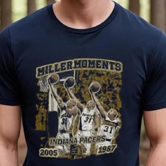 Miller Moments Indiana Pacers 2005 1987 Shirt