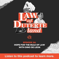 Episode 24: Hope for the Rule of Law with Dino de Leon