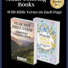 Ebook PDF  📚 Fear Not Bible Verse and Psalms Bible Verse Christian Adult Coloring Books for Stress